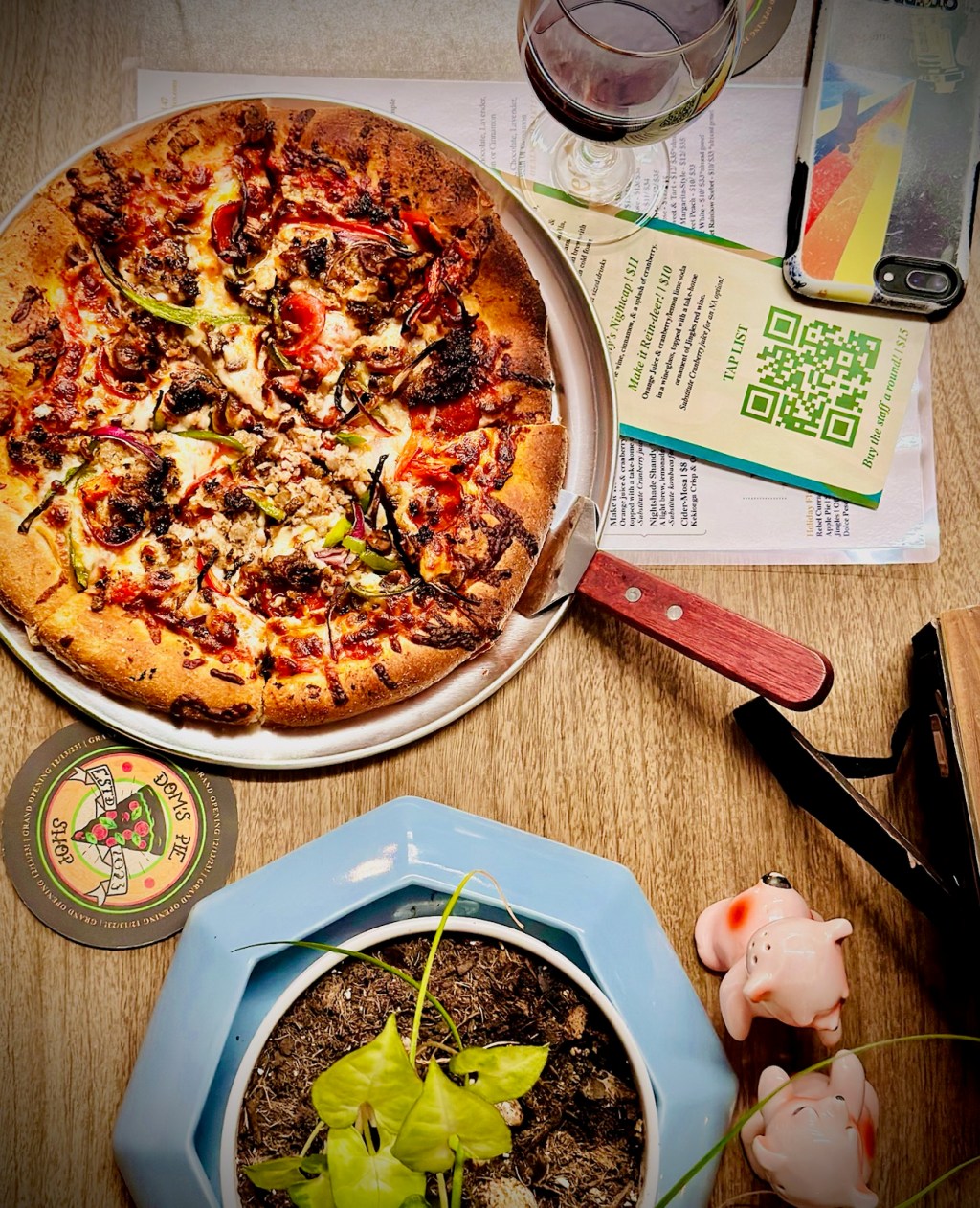 Dom’s Pie Shop: pizza is not a punishment…